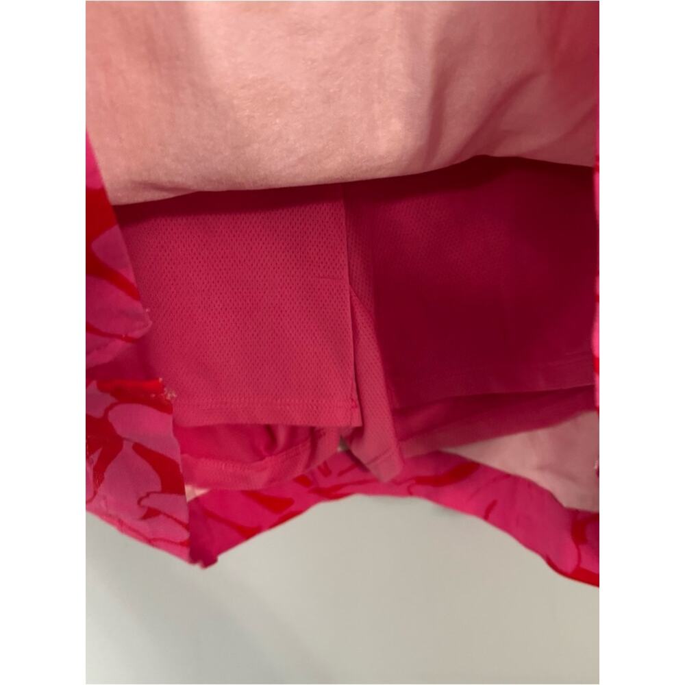 Rafaella Bright Pink & Red Tropical Floral Skirt Skort Women’s Size Medium - Picture 4 of 7